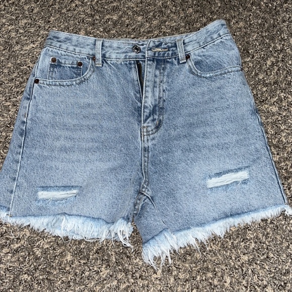 Women’s Pink Lily Denim Shorts - Picture 1 of 1